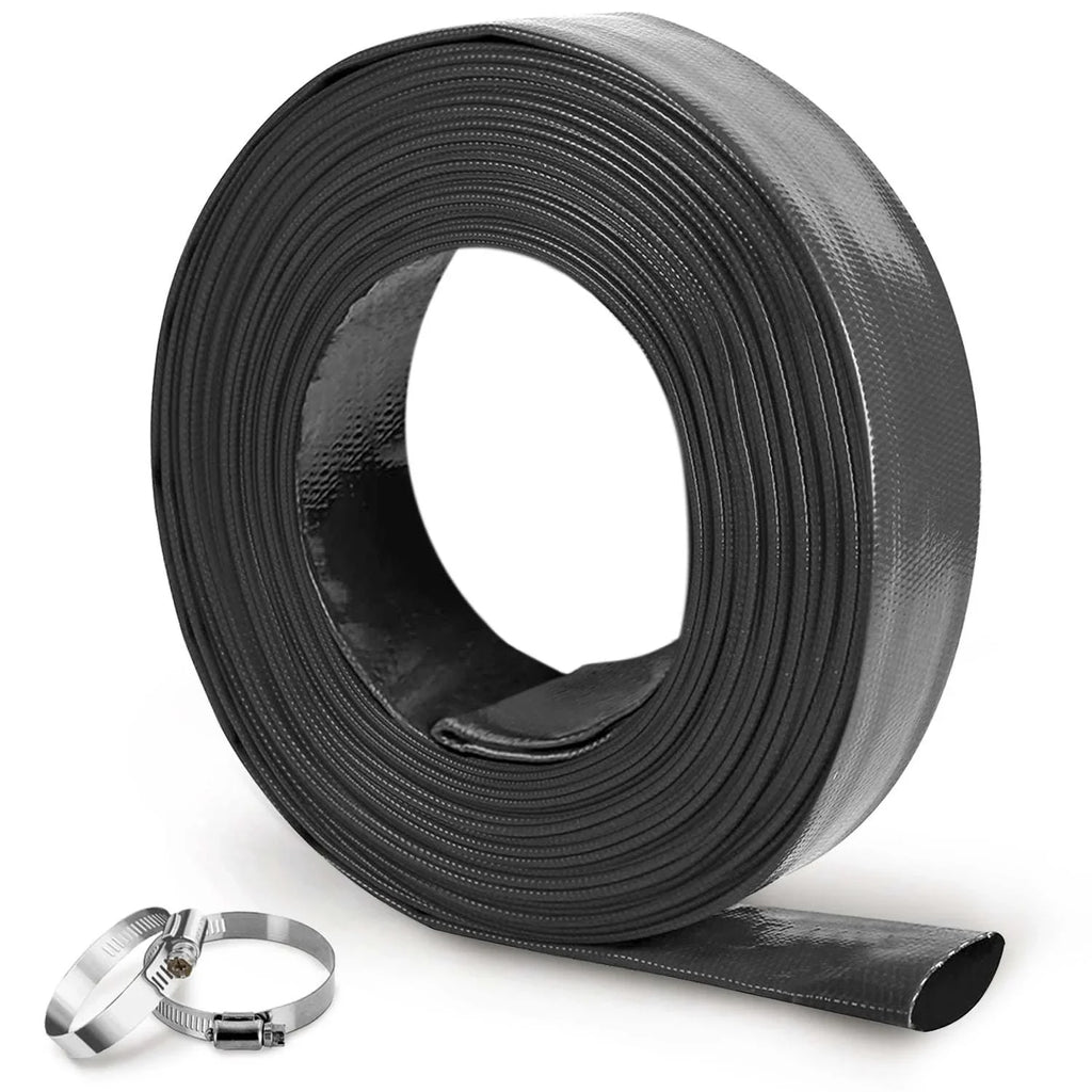 Lay-Flat Pool Backwash Hose - Ideal for commercial and industrial use