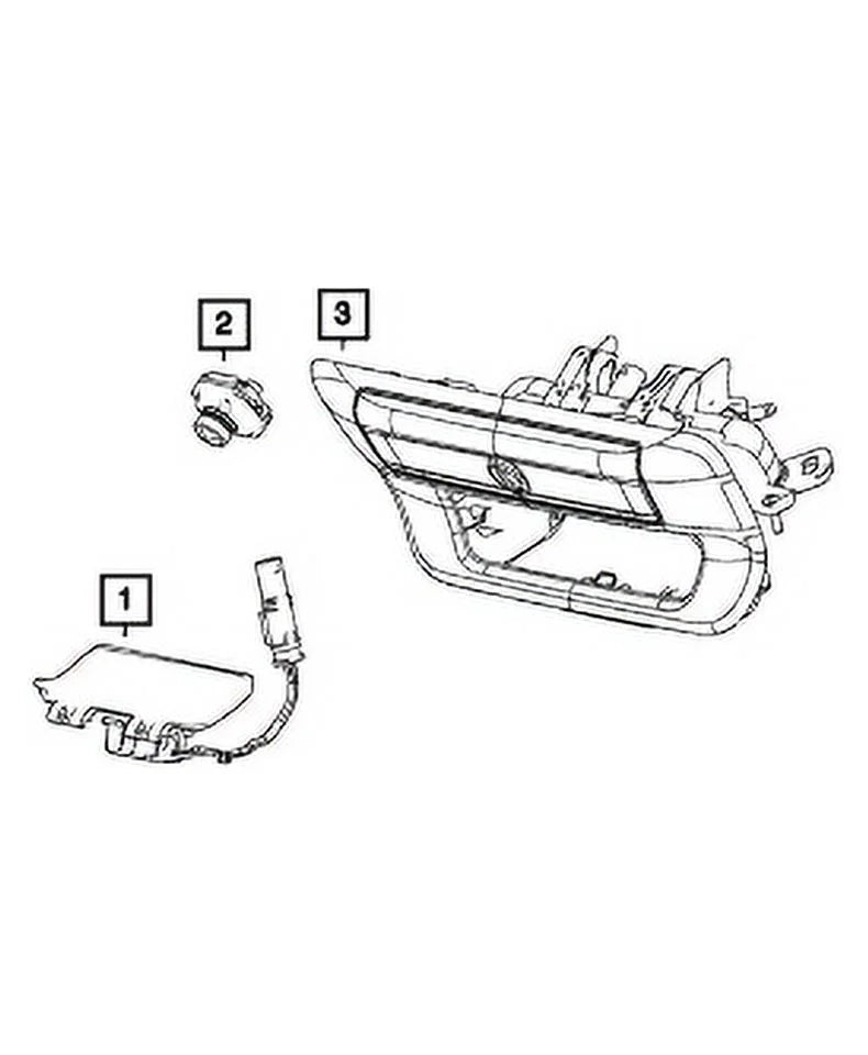 New Genuine Mopar Camera  68414414AA