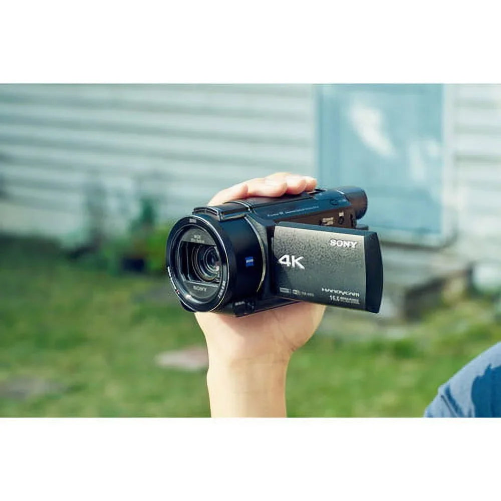 Sony - 4K Ultra  Handycam Camcorder. - Professional Bundle