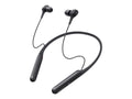 Sony - - Earphones with mic - in-ear - behind-the-neck mount - Bluetooth - wireless -  - active noise canceling - black