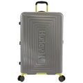 Hurley Suki Hardside Spinner Luggage Light Gray Neon 29