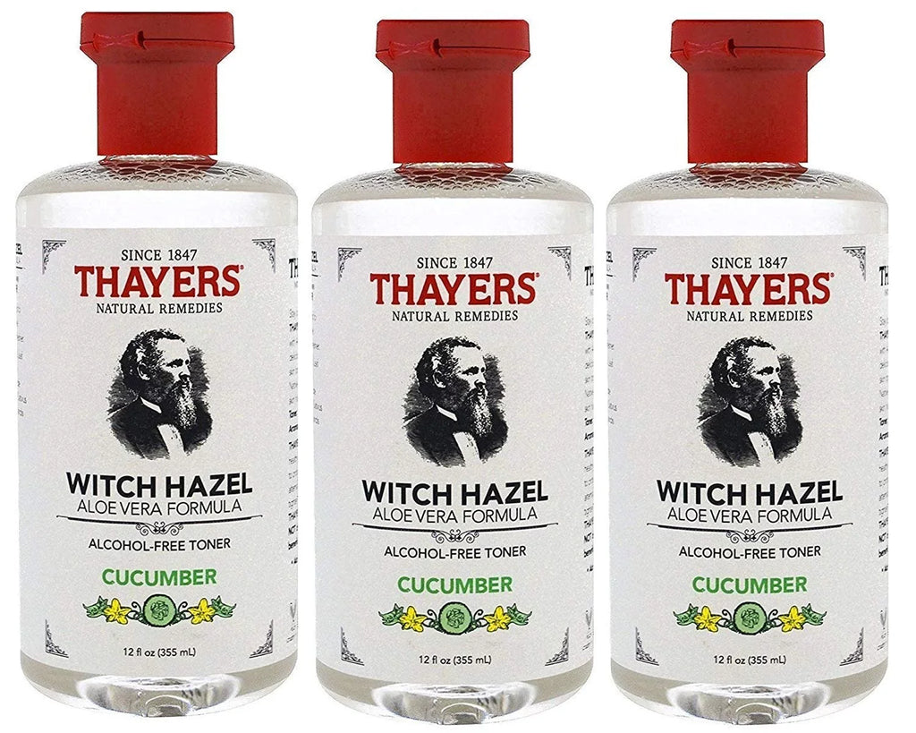3 Pack - Thayers Witch Hazel Aloe Vera Toner, Lavender, 12 fl oz