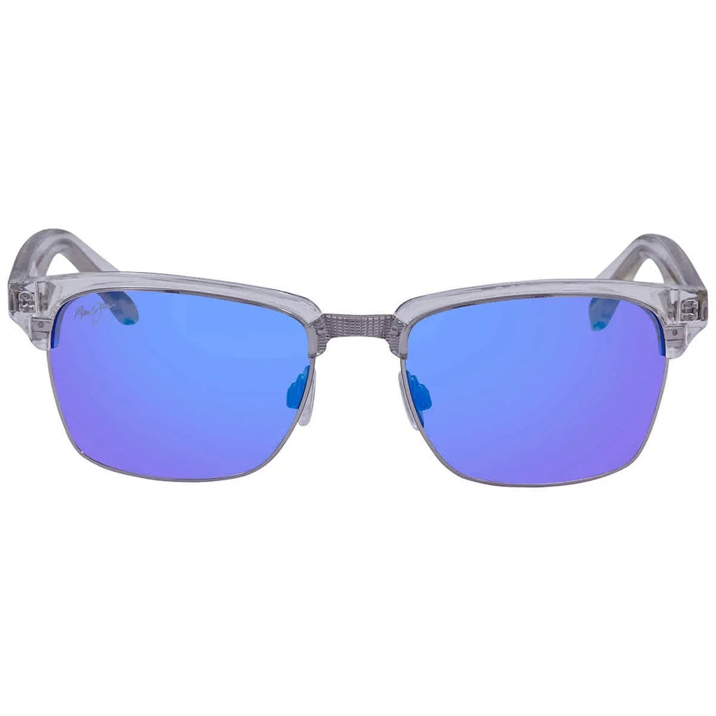Maui Jim Kawika Blue Hawaii Square Unisex Sunglasses -05CR 54