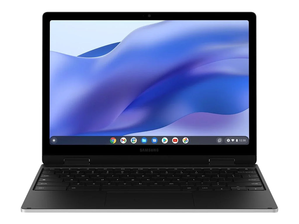 Samsung Galaxy Chromebook 2 360 - Flip design - Intel Celeron  / 1.1 GHz - Chrome  -  Graphics - 4   - 128  eMMC - 12.4" touchscreen 2560 x 1600 () - Wi-Fi 6 - silver - kbd: