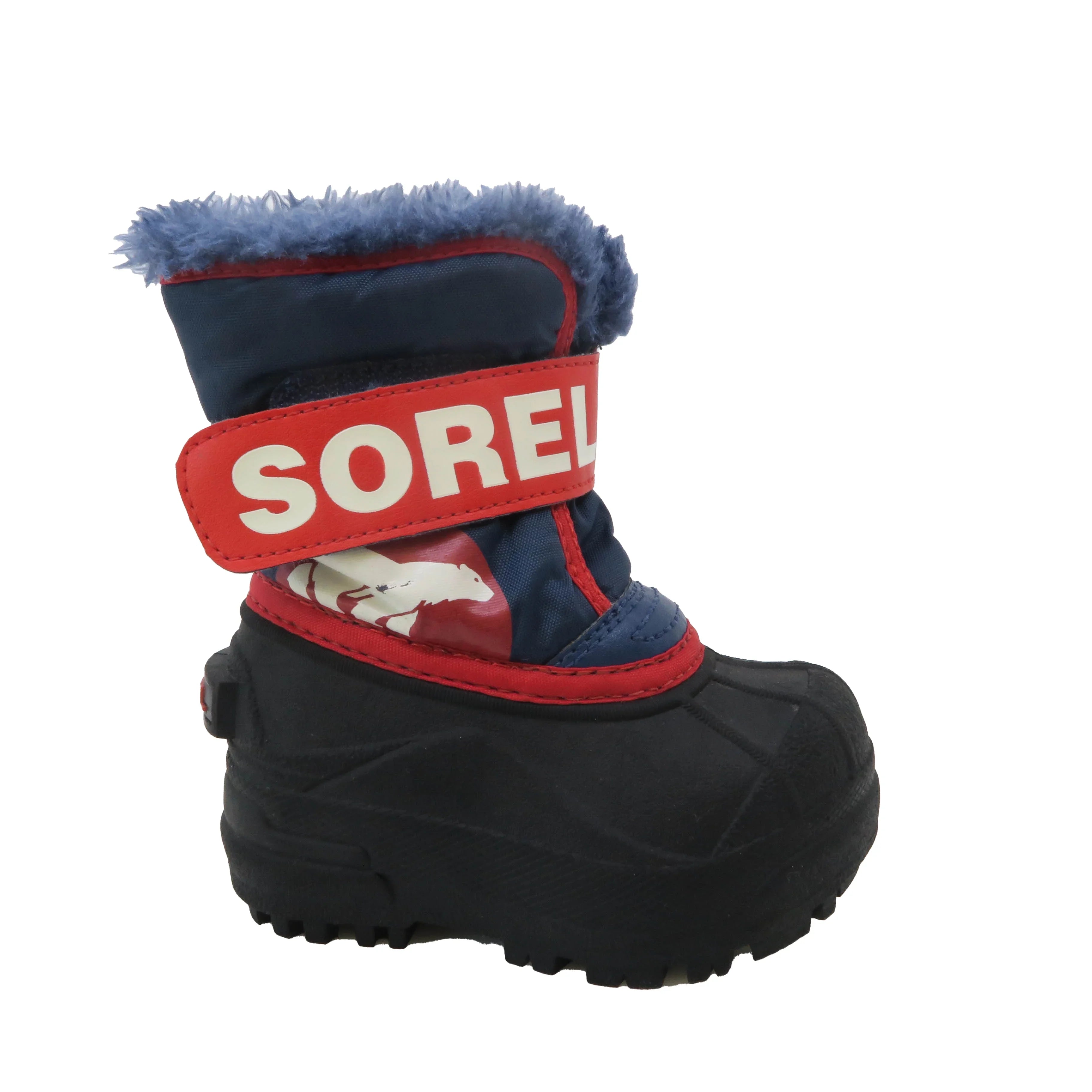 Pre-owned Sorel Boys Blue | Red Boots size: 5 Toddler