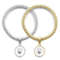 Black Line Cherry Cup Ice Lover Bracelet Bangle Pendant Jewelry Couple Chain