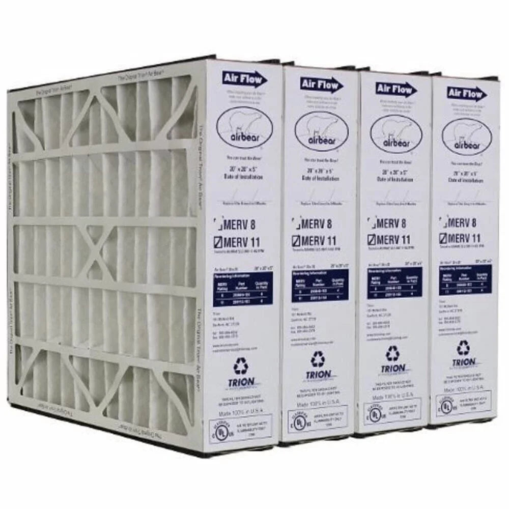 Open Box Trion Air Bear 20 x 20 x 5 Inch  11 Air Purifier Filter (4 Pack)
