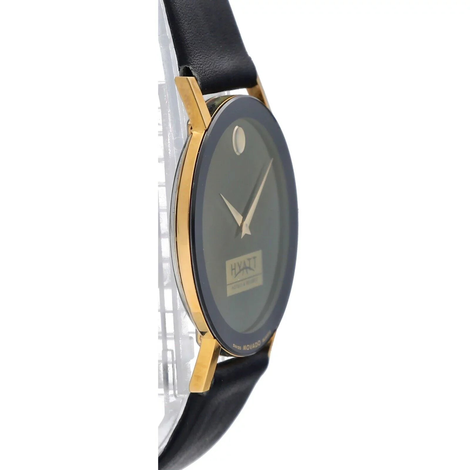 Movado 87.40.882L Museum Hyatt Ultra-Thin 30mm Leather Quartz Wrist Watch