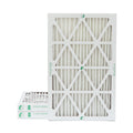3 Pack of 16x25x2  10 Pleated 2" Inch Air Filters by Glasfloss. Actual Size: 15-1/2 x 24-1/2 x 1-3/4