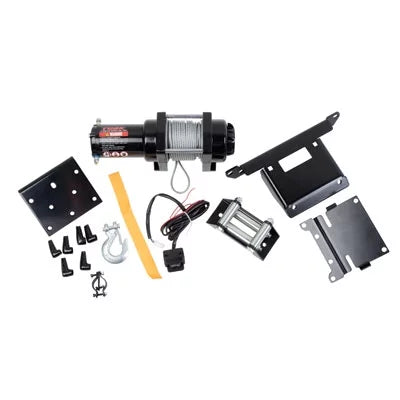 Winch with Wire Rope and Mount Plate 2500 lb. for Yamaha  450 4X4  2018-2019