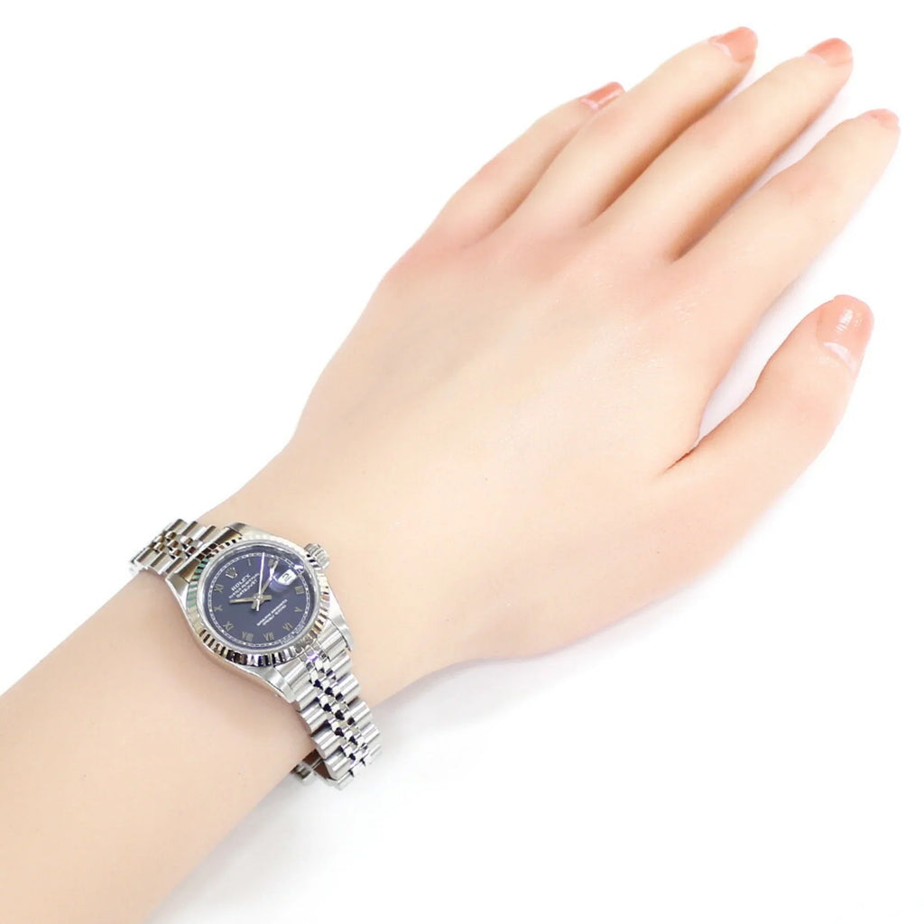 Pre-Owned Rolex Datejust Oyster Perpetual Watch Stainless Steel 69174 Automatic Winding Ladies  (Good)