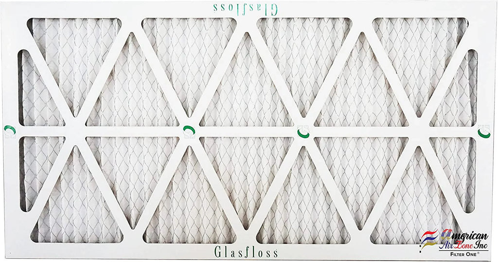 Glasfloss 12x26x1 -  10 -Qty:6 - Furnace Air Filter - Made in  (Actual Size: 11.5 x 25.5x7/8 inch)