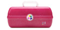 Caboodles On-The-Go Girl Makeup Box, Deep Pink Sparkle