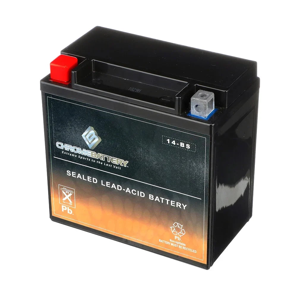Chrome Battery Ytx14-Bs Motorcycle Battery for Suzuki 1000Cc Dl1000 -Strom, Adventure, 2009
