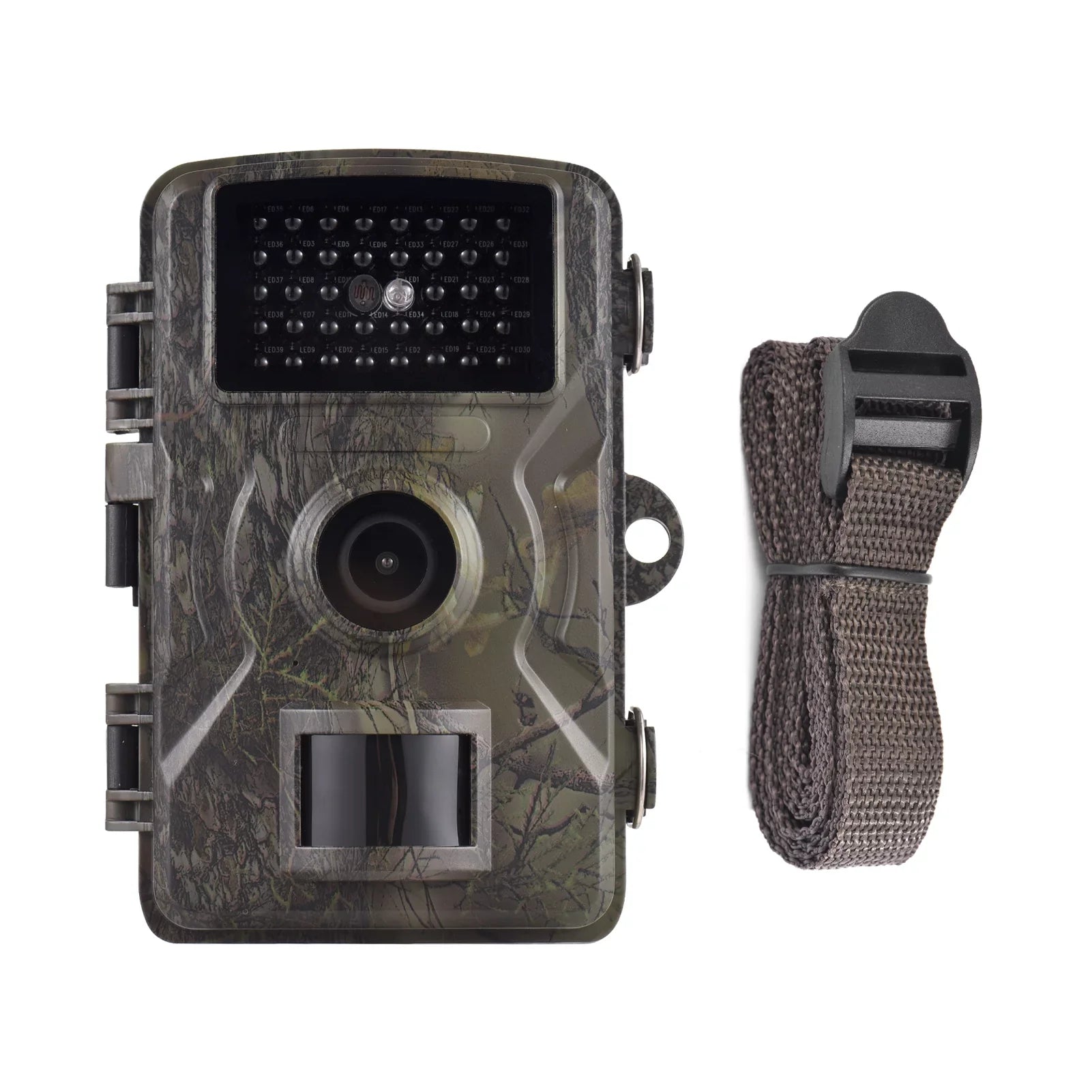 1080P Trail 16MP Wildlife Tracking with 2.0 Inch  Color Screen 0.8s Trigger Time Supports Infrared Night Vision Motion Activated  Waterproof