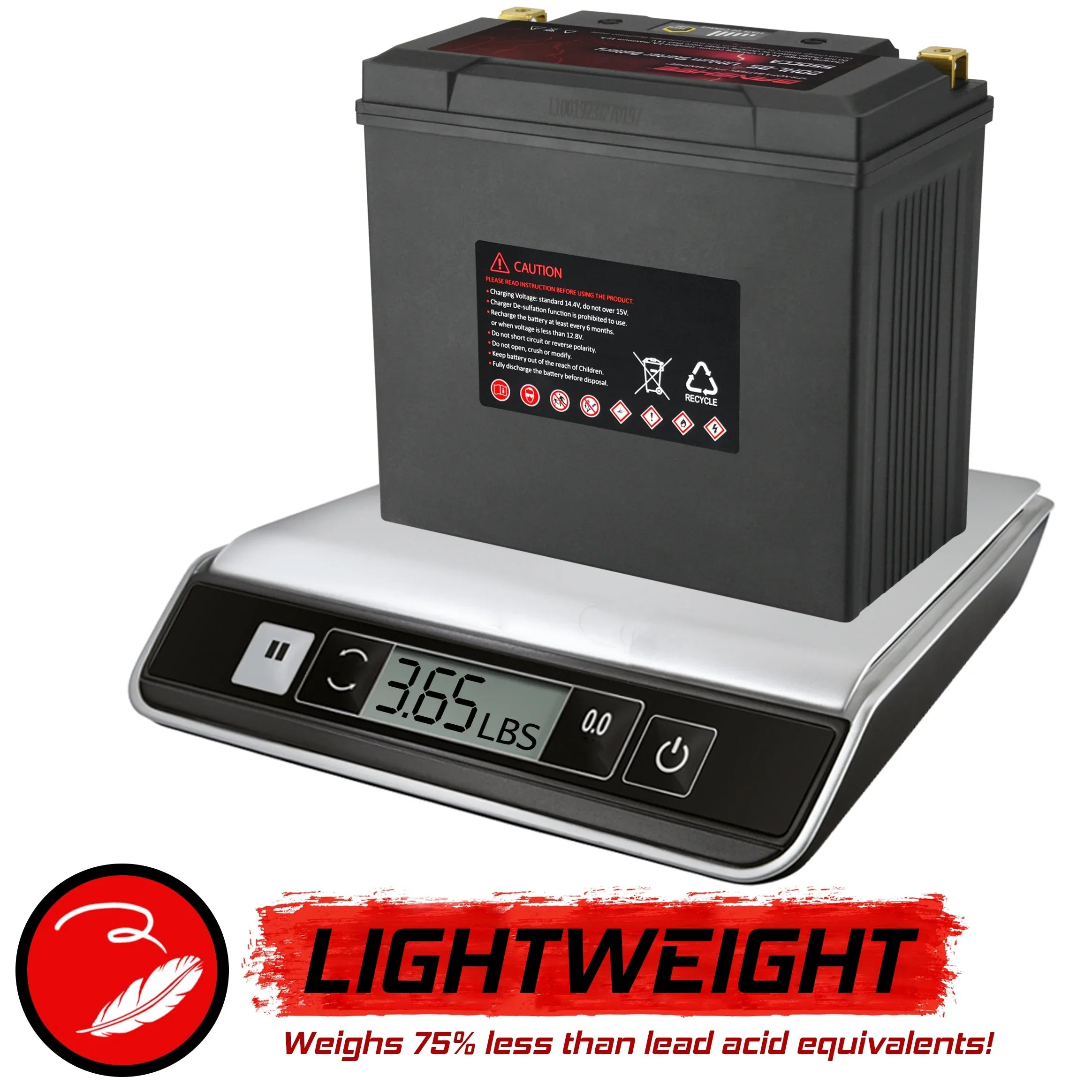 Banshee 20L- LiFePO4 Motorsports Battery Compatible with Yamaha  WaveRunner   2014 to 2020