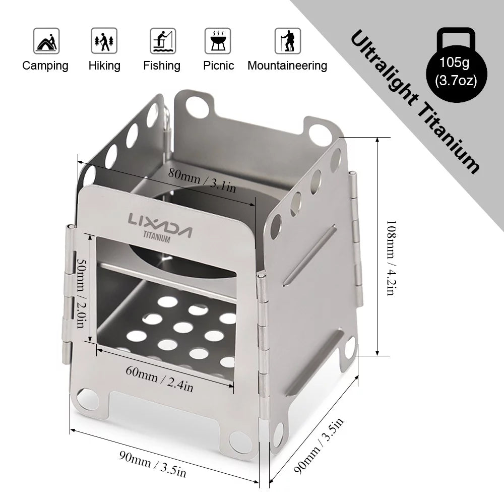 Lixadafurnace,Stove Portable Wood Stove Picnic. Stove Poet Stove Portable Ium Wood Buzhi Zdhf Daseey
