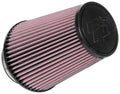 & Universal Clamp-On Air Filter: High Performance, Premium, Washable, Replacement Filter: Flange Diameter: 4 In, Filter Height: 8 In, Flange Length: 1.75 In, Shape: Round Tapered, -1027