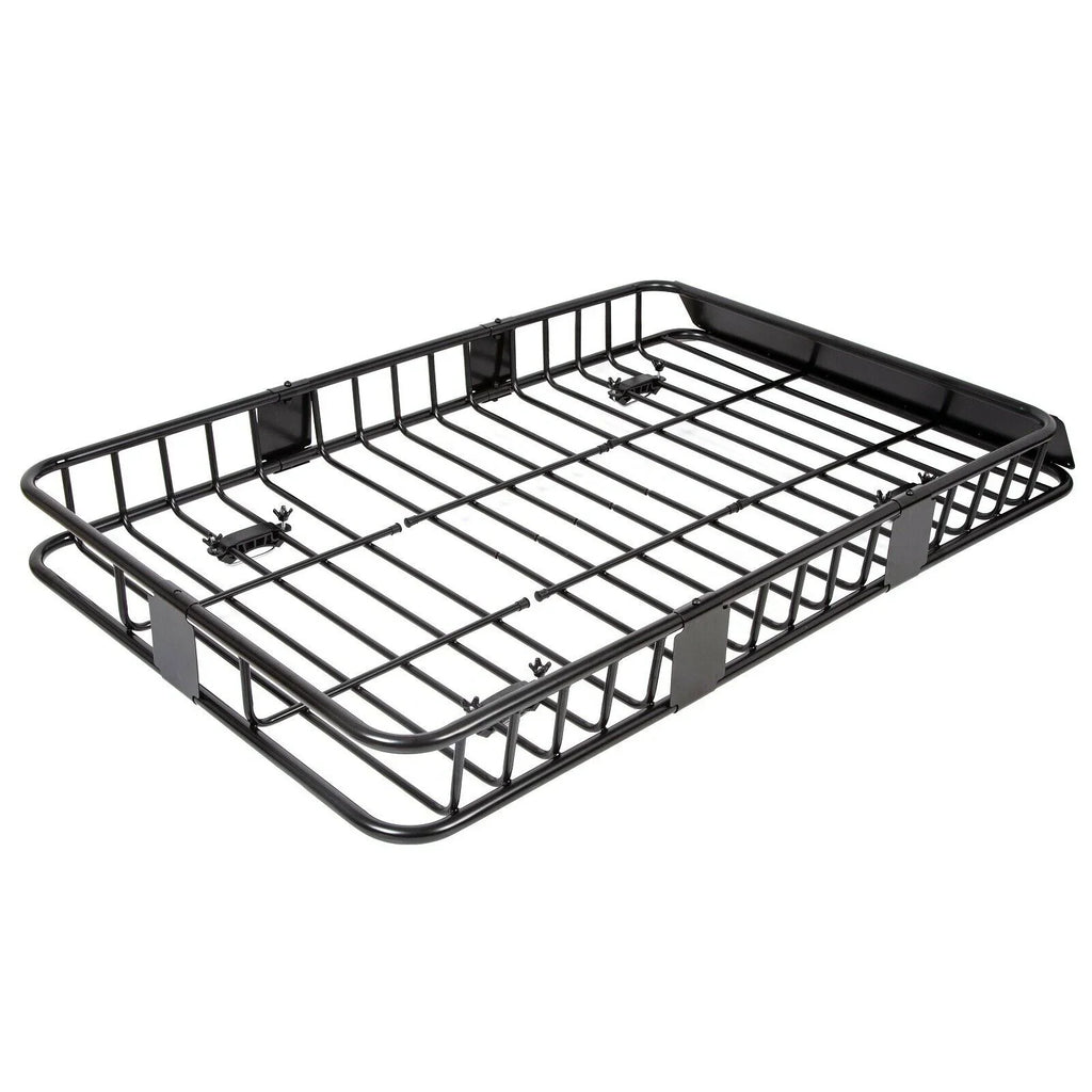 Teledu 64'' Universal Roof Rack w/Extension Cargo  Top Luggage Carrier Basket Holder