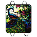 Artistic Paintings Graceful Peacock Pet Car Seat Cover Dog Car Seat Mat Hammock Cargo Mat Trunk Mat For Cars Trucks and  54x60 inches