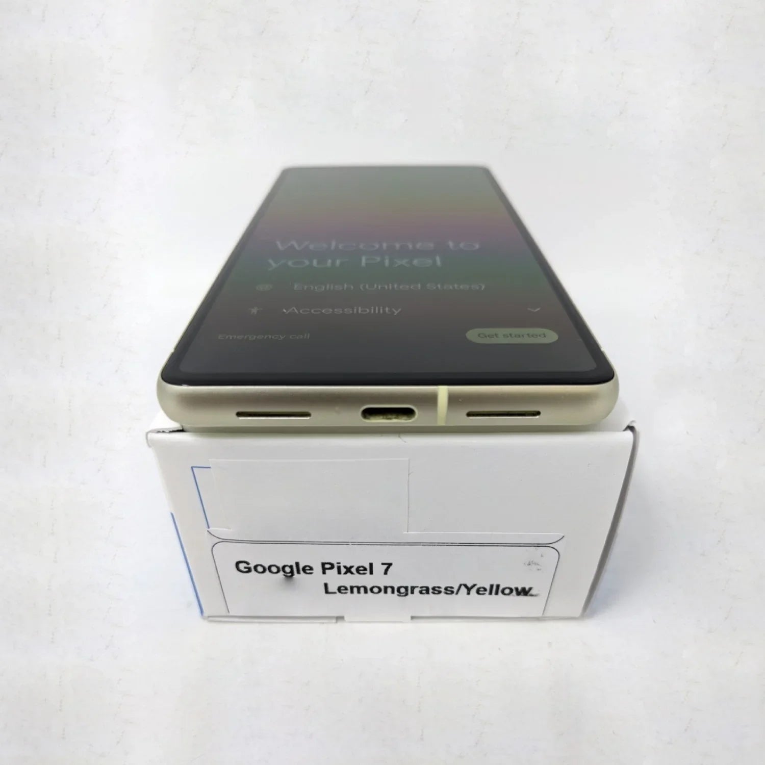 Pre-Owned Google Pixel 7 5G 128GB  Verizon Unlocked 8GB  50MP Smartphone - Lemon Grass/Yellow (Good)