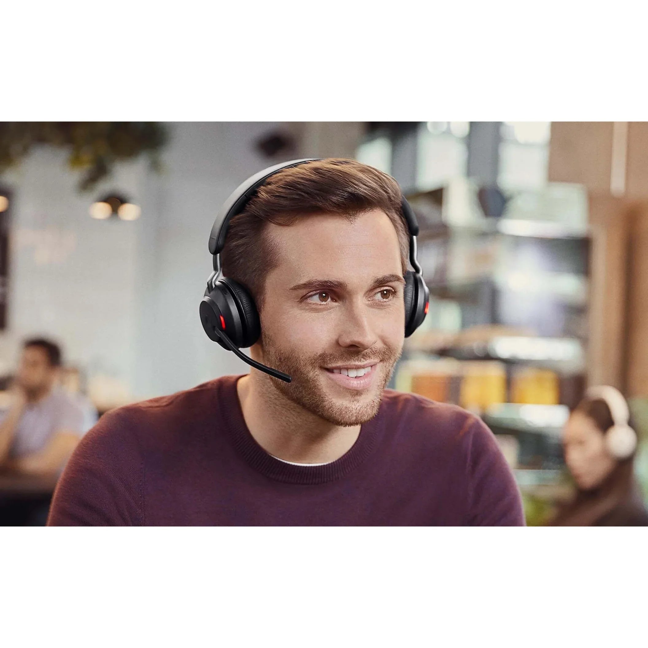 Jabra Evolve2 65 - -  Mono with Charging Stand - Connector Single Ear Headset - Black