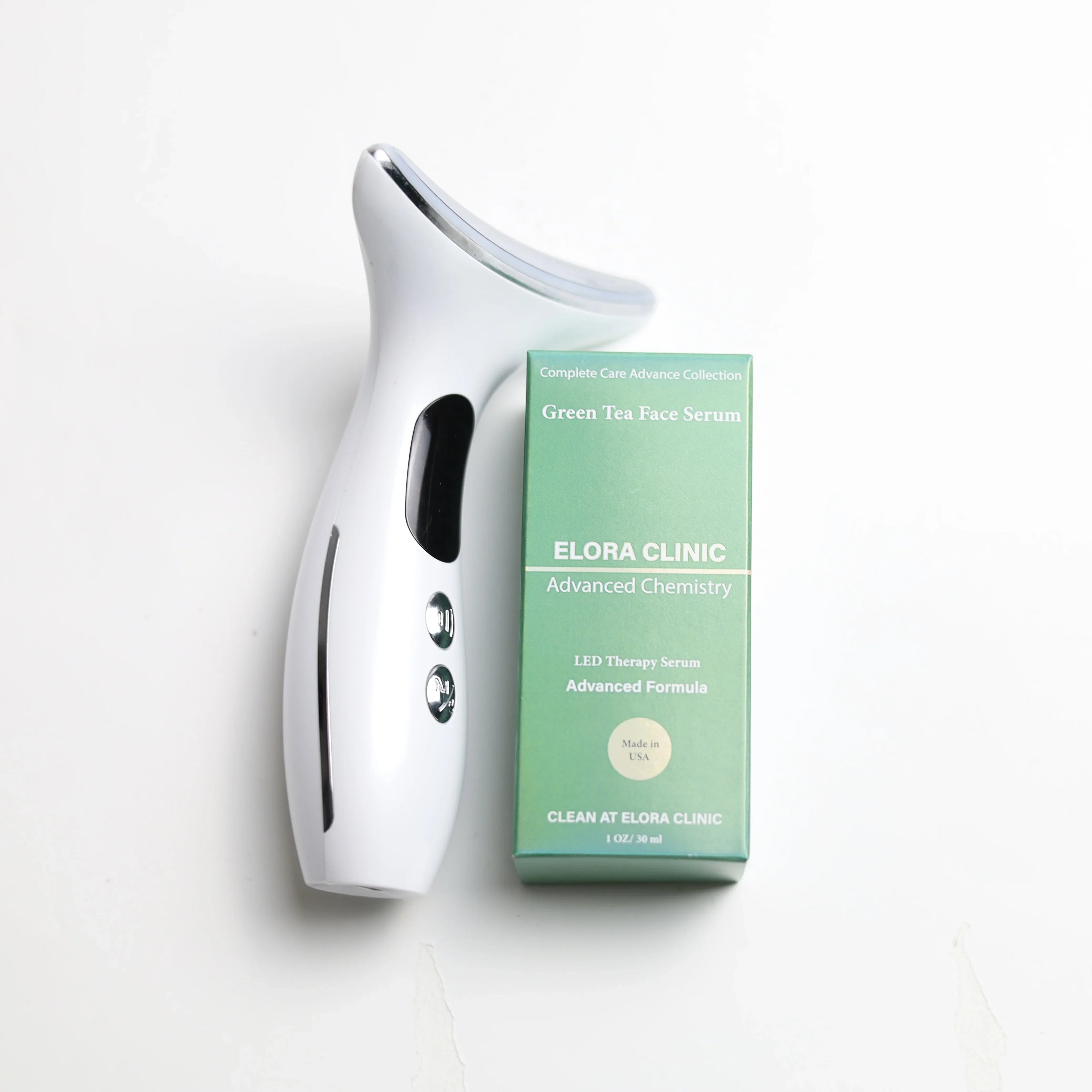 Elora Clinic Red Light Therapy Serum - Green Tea Serum Green Tea Serum for  Therapy - Potent Antioxidant & Rejuvenating