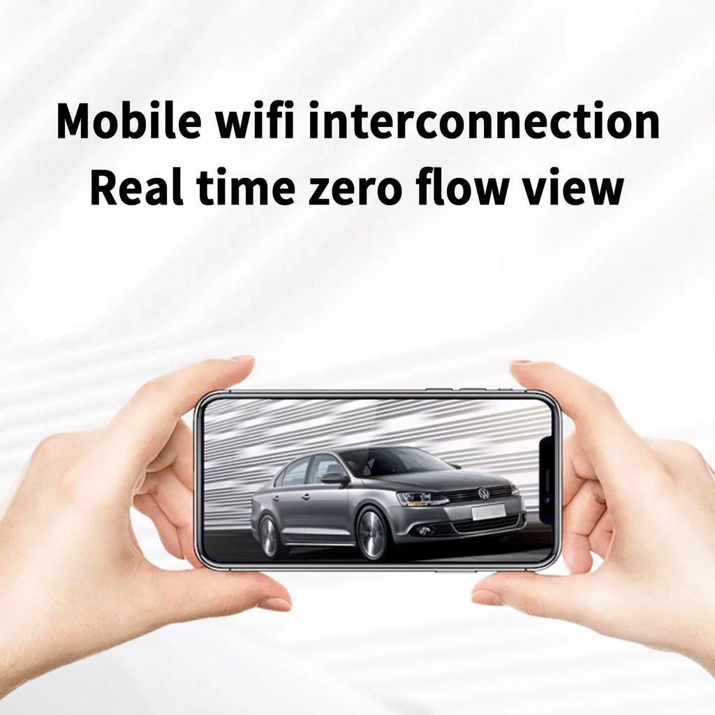 1080P  Wifi Car  Front Rear Dash Cam Camera Video Recorder -Sensor