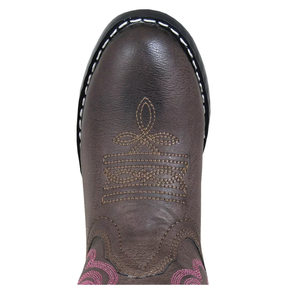Kids Monterey Western Boots, Color: Brown, Size: 10.5, Width:  (1624C-10.5R)