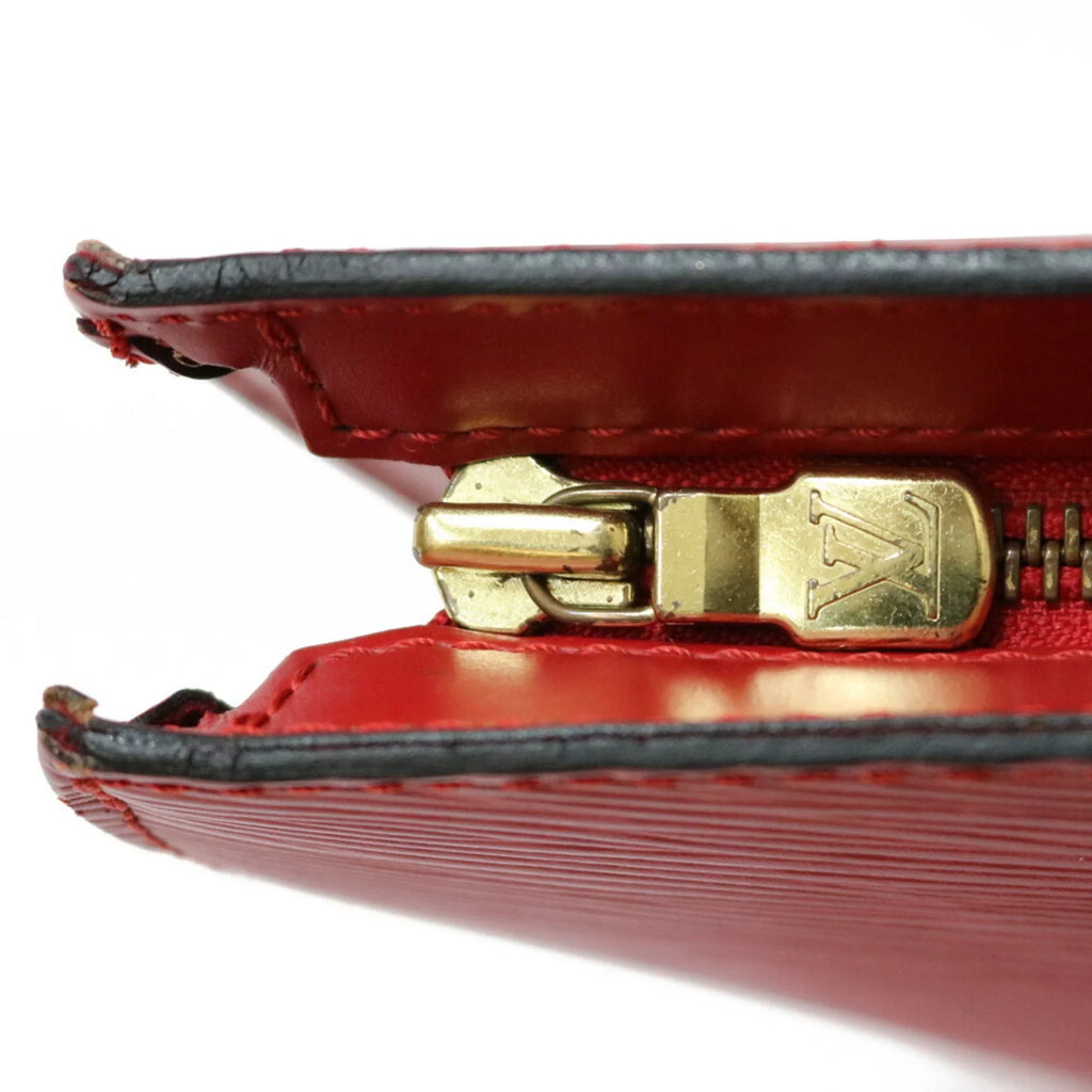 Pre-Owned   Louis Vuitton Handbag Epi Sun Jack  Red Castilean Ladies Leather (Fair)