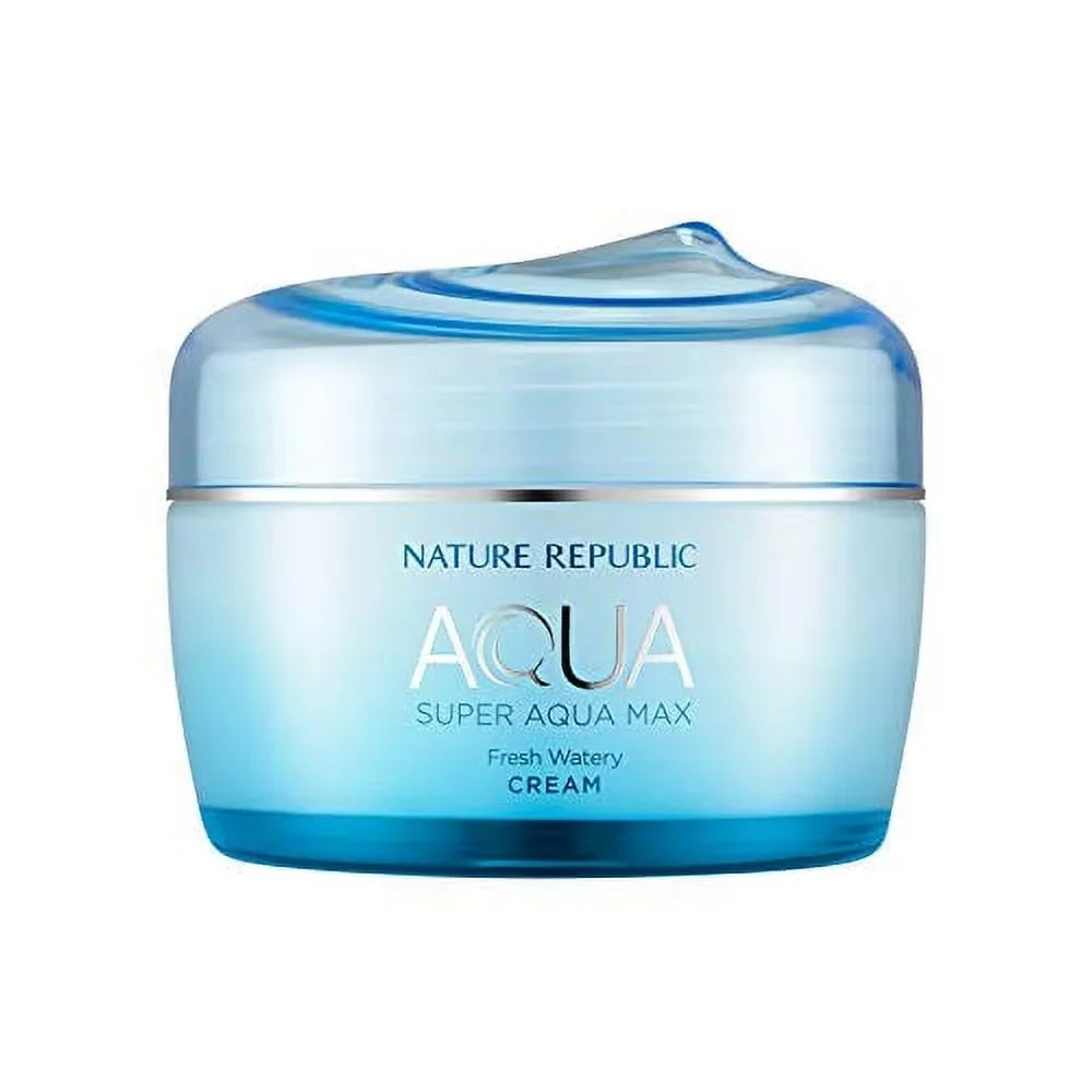 Nature Republic Super Aqua Max Fresh Watery Cream for Oily Skin, 80 Milliliter