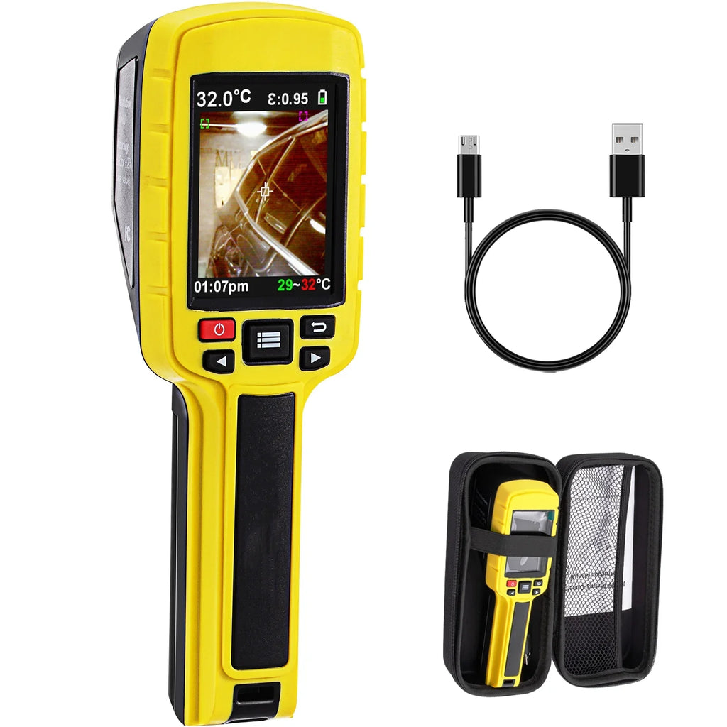 Thermal Imaging Camera, 60x60 (3600 Pixels)  Resolution Infrared Camera with 2.8" Color Display Screen, Built-in  Card and Li-ion Battery, for , Electrical System Automatic Detect