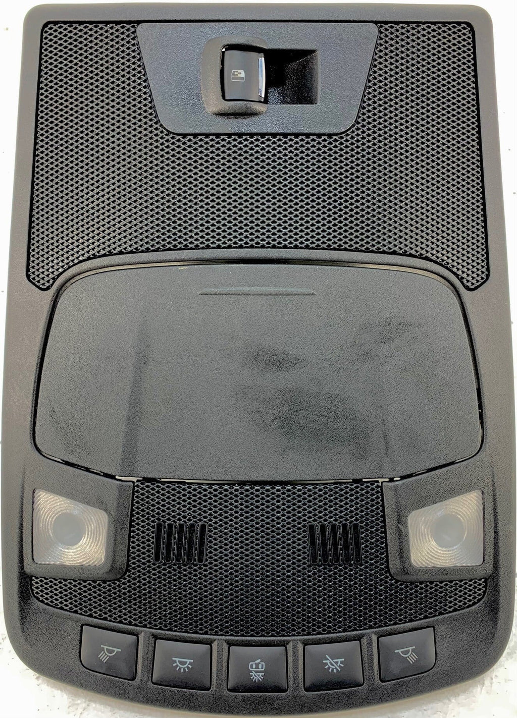 Pre-Owned 2015-2020 Ford  Overhead Roof Console w/ Power Sliding Rear Window Black  (Good)