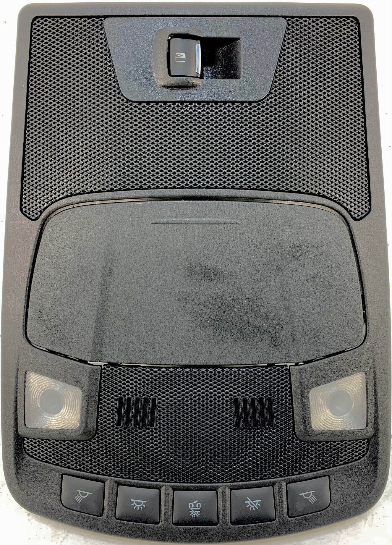 Pre-Owned 2015-2020 Ford  Overhead Roof Console w/ Power Sliding Rear Window Black  (Good)