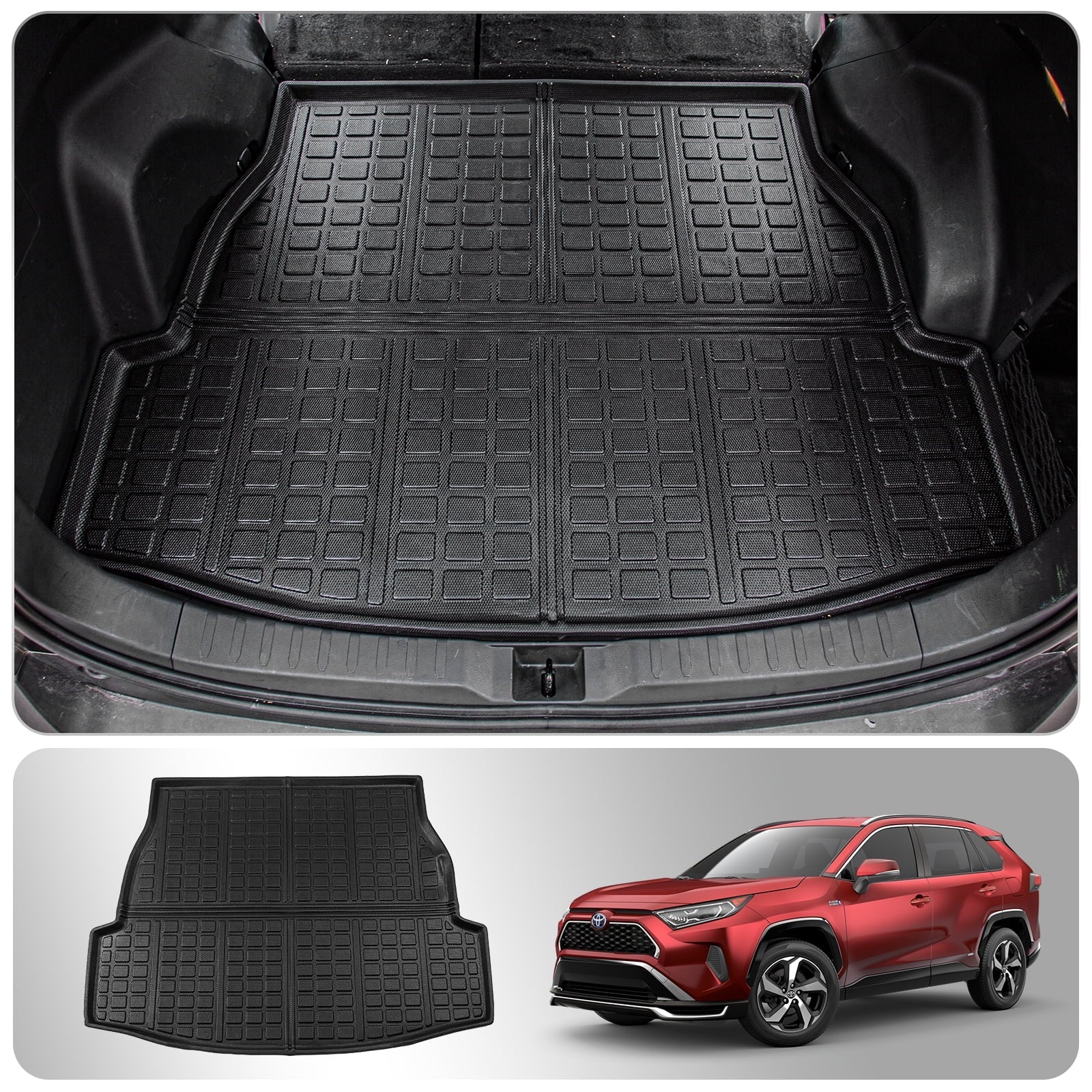 Fit 2019-2024 Toyota  Cargo Liner Trunk Mat  All Weather Trunk Liner 2023 Rav4 Accessories