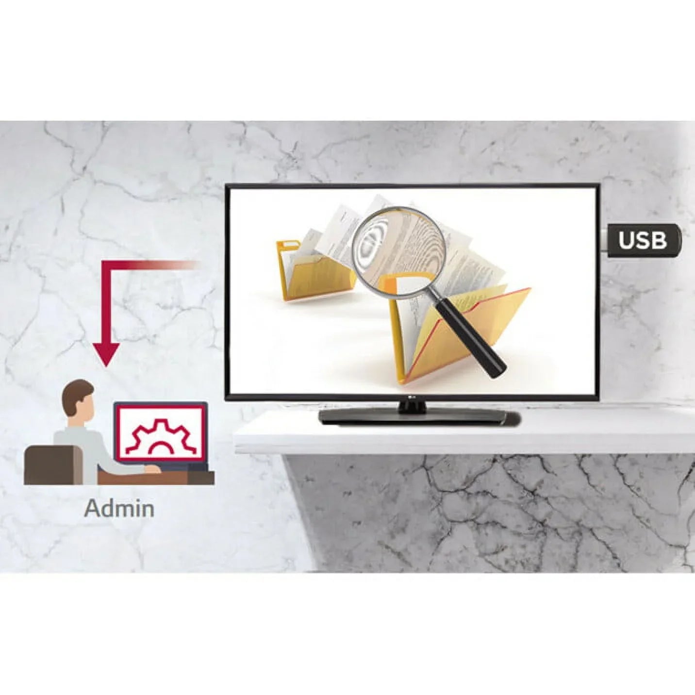 43" Class  (1080p) -  (43LT340H0UA)