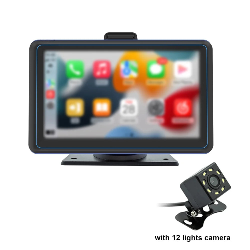 Apexeon Car Stereo,Camera Dual  Player Dual  Car Audio Portable Car 7'' 720P 5.0  Compatible Car Stereo 5.0 Compatible   Receiver  5.0 12 Auto Compatible Android Stereo 720P Car