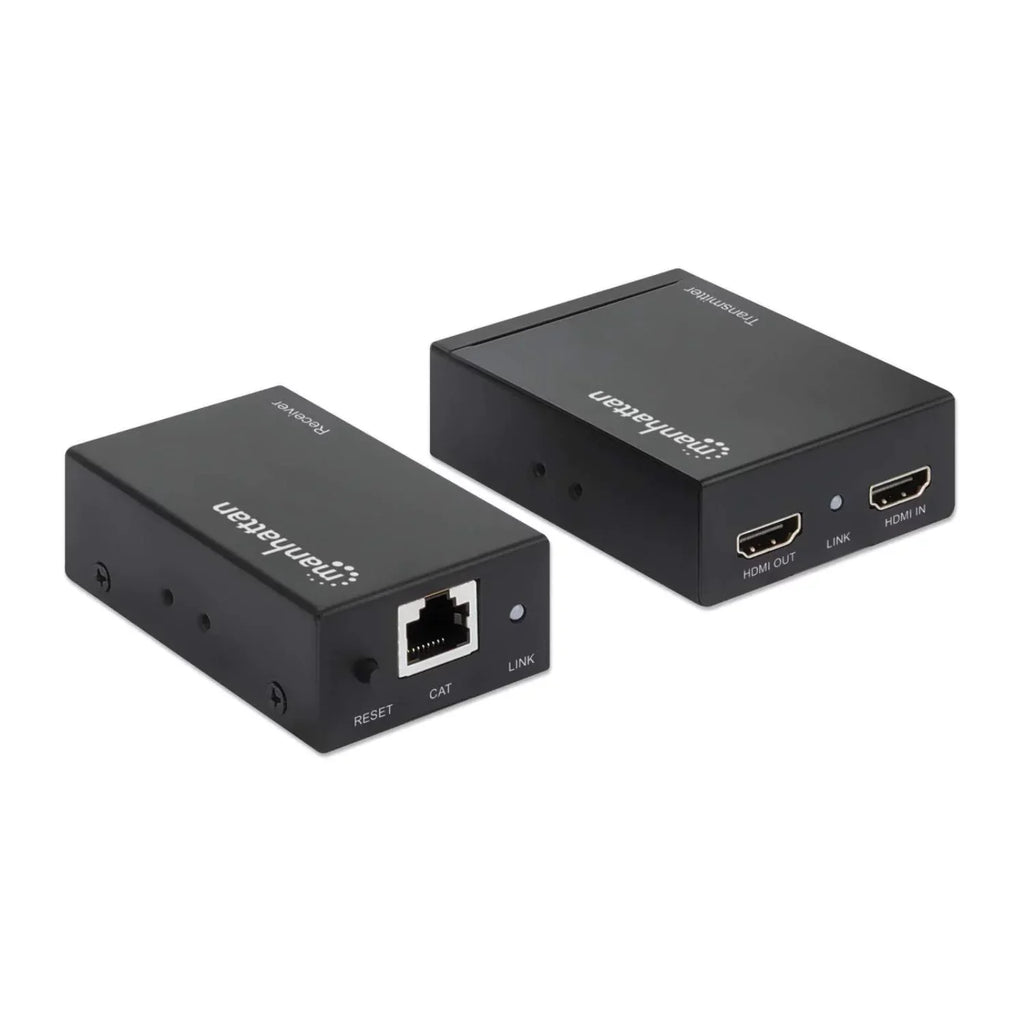 Manhattan 1080p  over Ethernet Extender Kit Up to 164 ft. with Single Cat6 Cable and  support