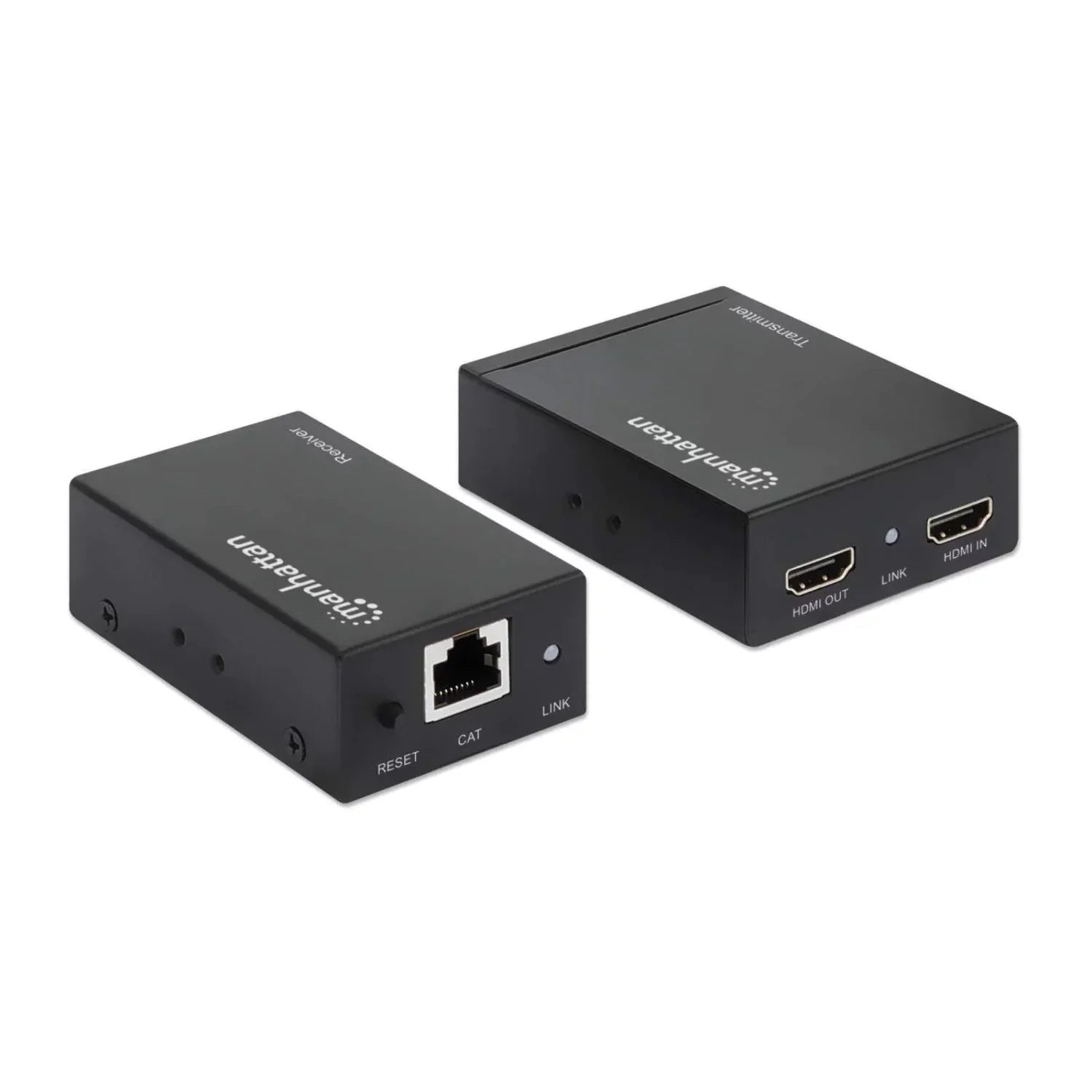 Manhattan 1080p  over Ethernet Extender Kit Up to 164 ft. with Single Cat6 Cable and  support