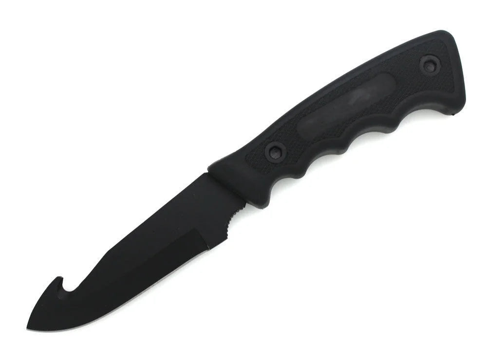 Snake Eye Tactical Heavy Duty 5PC Big Game Hunting Knife Set Black
