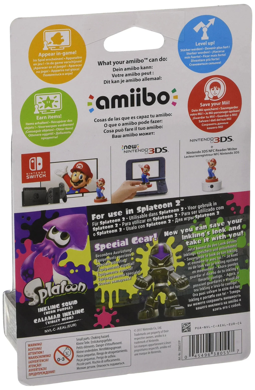 Inkling Squid Amiibo Splatoon Collection (Nintendo Switch/3DS/Wii )