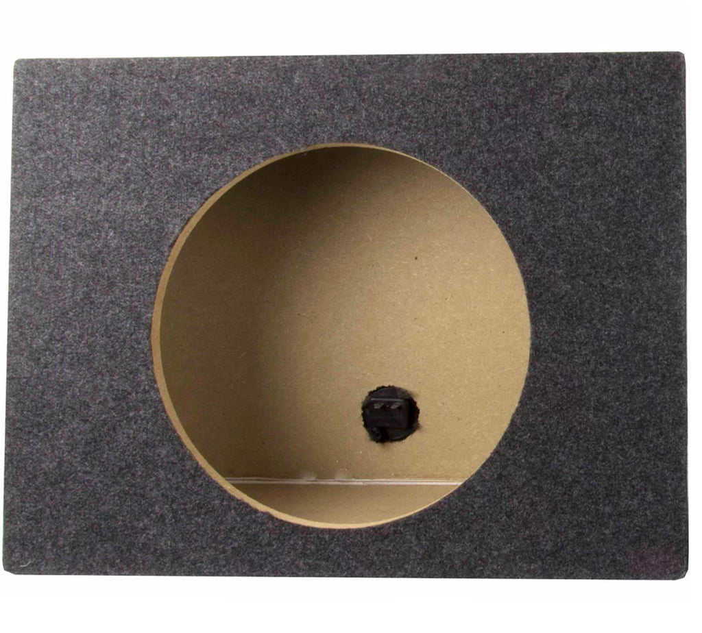 QPower  Single 10" Sealed Car Audio Subwoofer Sub Box Enclosures (2 Pack)