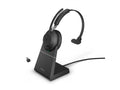 Jabra Evolve2 65 -  Mono with Charging Stand - Black Wireless Headset / Music Headphones
