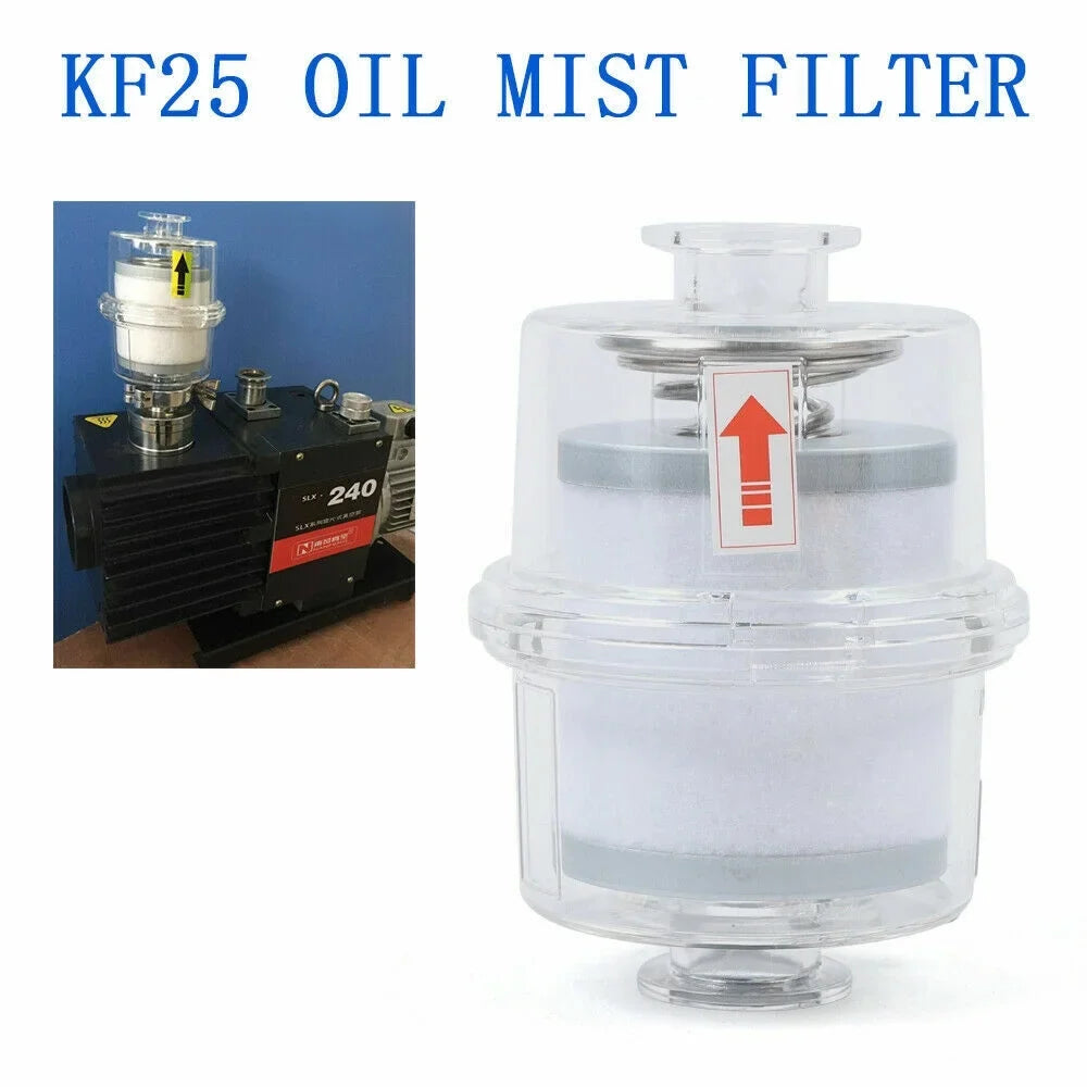 fit Vacuum Pump Fume Separator Exhaust Filter  Interface Oil Mist Filter