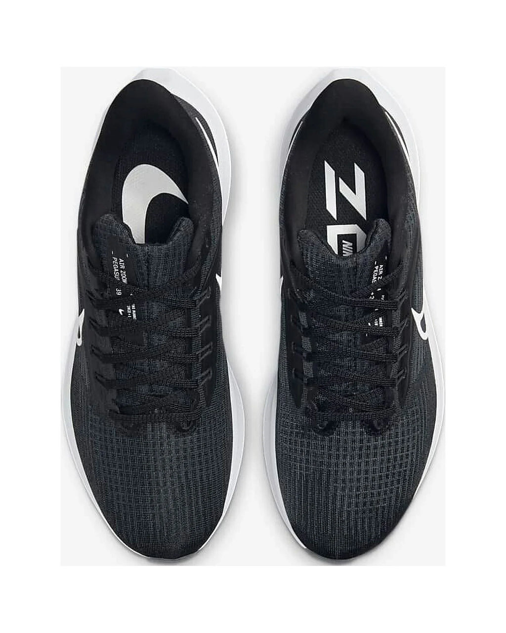 Nike Pegasus 39 -001 Women's Black White Road Running Shoes Size 11.5