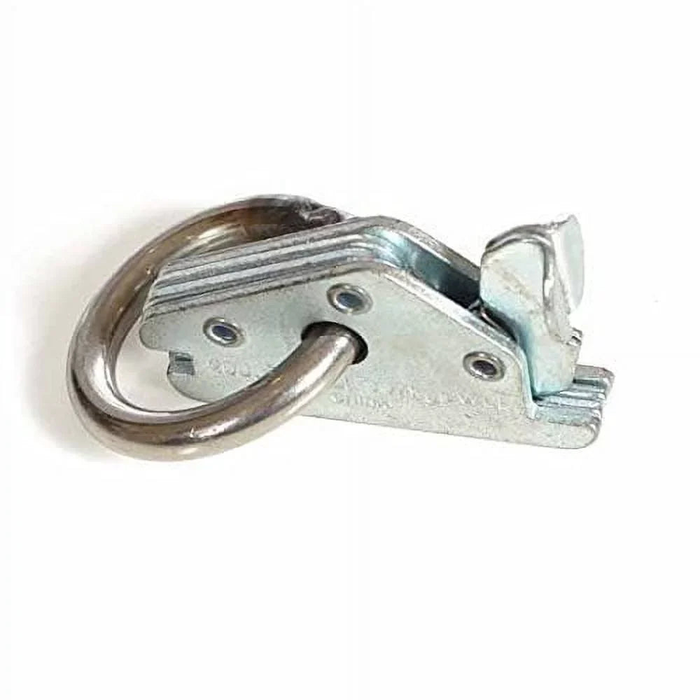 20 Heavy Duty -Track  Ring Tie-Down Anchors w/  Track Spring Fittings, Steel -Rings, Tie Down Cargo Loads to ETrack TieDown System in Trailer, Truck, Van, Pickup