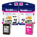 VersaInk-nano  62MS Black()  62CS Color Cartridges - 4X Life