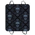 Dark Balck World Design Skull With Lacy Pattern Pet Car Seat Cover Dog Car Seat Mat Hammock Cargo Mat Trunk Mat For Cars Trucks and  54x60 inches