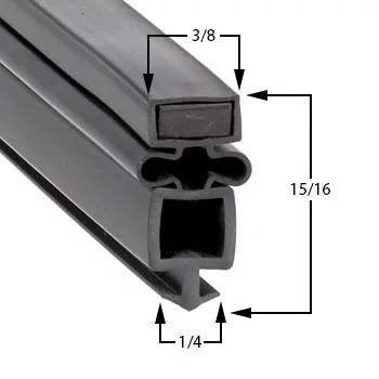 True Compatible -49-2--2 Door Gasket Part# (810878)