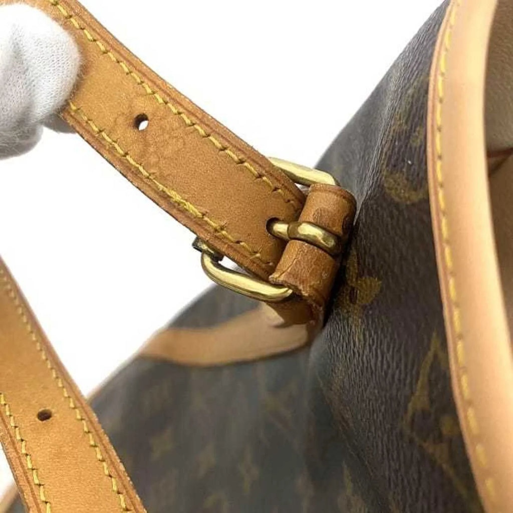Pre-Owned Louis Vuitton Bucket  Brown Monogram  Canvas Nume Leather    Bag Women's (Fair)